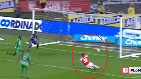 Jhon Velásquez se pierde el gol de la victoria de Santa Fe ante Nacional