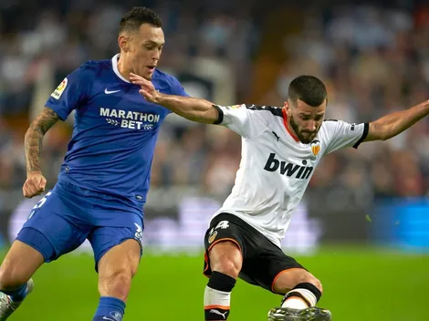 El gol de Ocampos no le alcanzó a Sevilla contra Valencia