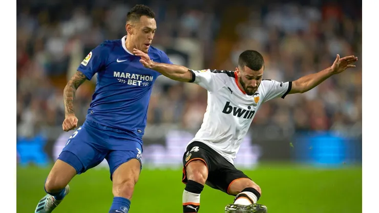 El gol de Ocampos no le alcanzó a Sevilla contra Valencia