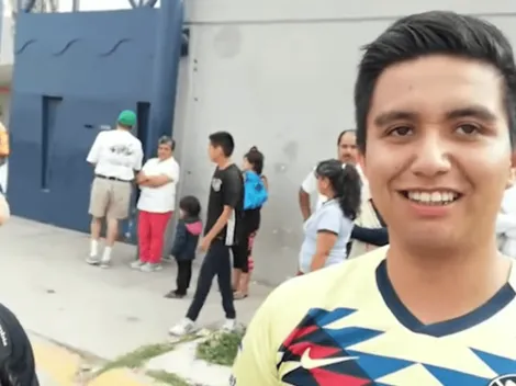 Inédito: el hincha que viajó para ver a América sin saber que era a puertas cerradas