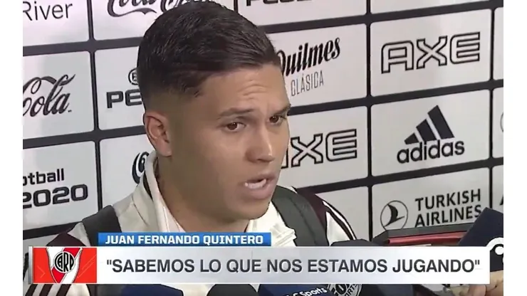 ¿Selección Colombia o River? Quintero habló de la difícil situación
