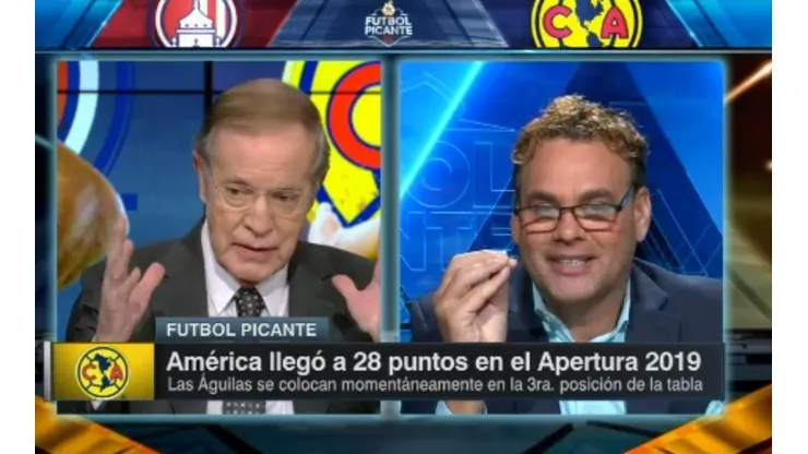 La acusación de Joserra a Fernández a Faitelson: "Traes los calzones con el escudo del América"
