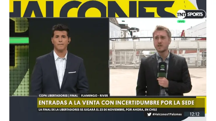 TNT Sports: "En Conmebol están esperando que el gobierno chileno de por suspendido el compromiso"