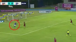 Sin puntería: Hansel Zapata tuvo el primero de Millos y se lo comió solito