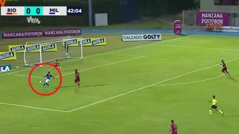 Sin puntería: Hansel Zapata tuvo el primero de Millos y se lo comió solito