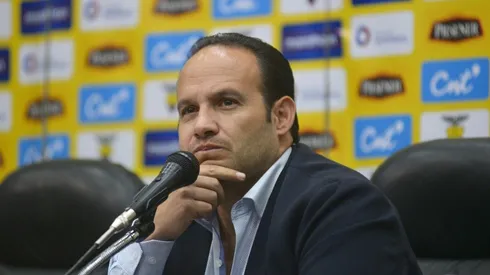 Francisco Egas, presidente de la Federación Ecuatoriana de Fútbol.
