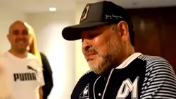 La emoción de Diego Armando Maradona.