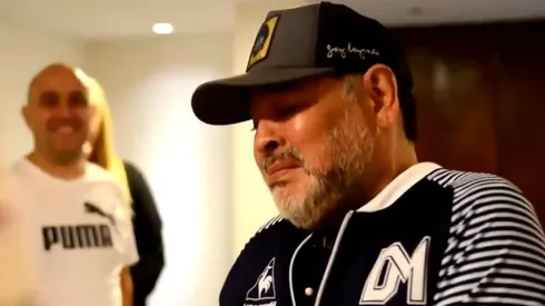La emoción de Diego Armando Maradona.