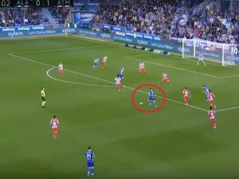 Golazo a lo Messi: giró, borró a dos rivales y Lucas Pérez metió un bombazo de zurda