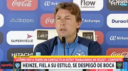 Heinze, sobre Boca: "¿Cómo voy a tener un contacto si estoy trabajando en Vélez?"