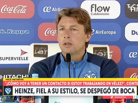 Heinze, sobre Boca: "¿Cómo voy a tener un contacto si estoy trabajando en Vélez?"