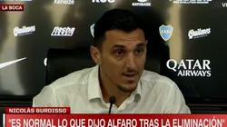 Burdisso habló por primera vez de los dichos de Alfaro tras quedar eliminado ante River