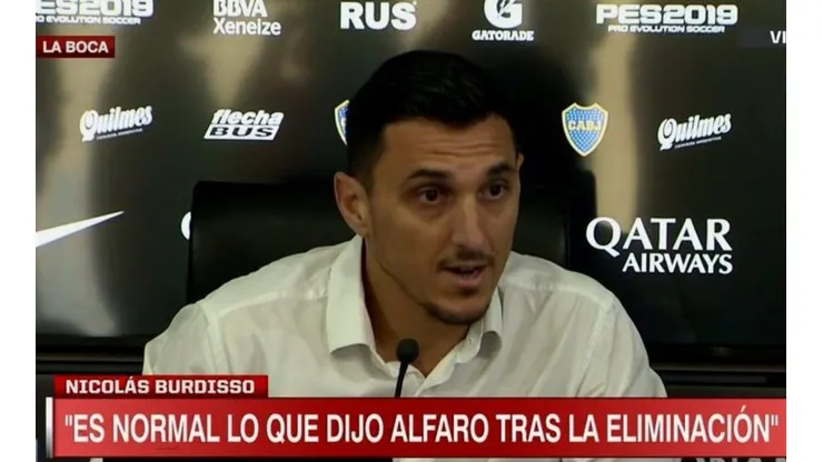 Burdisso habló por primera vez de los dichos de Alfaro tras quedar eliminado ante River