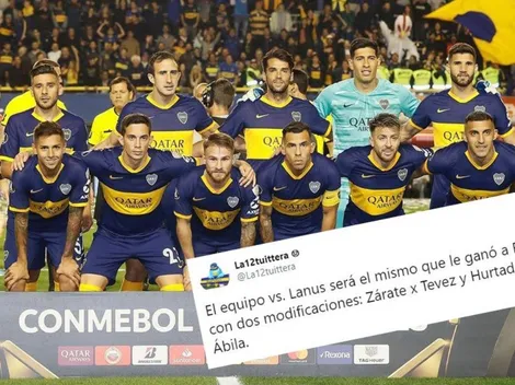 'La12tuittera' publicó el posible equipo de Boca vs Lanús y llegó el trolleo de los hinchas de River
