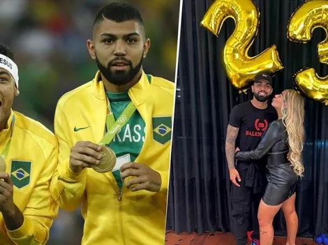 Neymar le tapó la cara a Gabigol, ex de su hermana, en un cuadro de su casa
