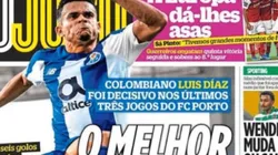Luis Díaz es portada de O`Jogo y dicen: "El mejor refuerzo de la Liga"