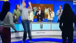 De fútbol se habla así fue el escenario de la particular escena.