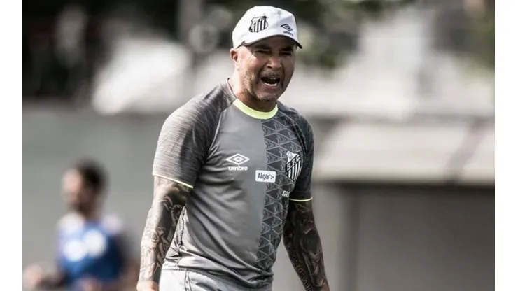 Jorge Sampaoli, actual director técnico de Santos.