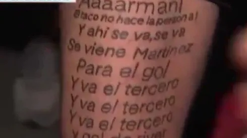 Todavía no podemos creer el tatuaje que se hizo este hincha de River