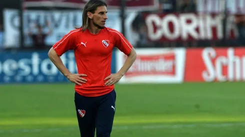 Sebastián Beccacece en su paso por Independiente.