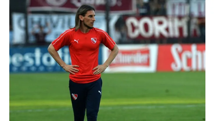 Sebastián Beccacece en su paso por Independiente.