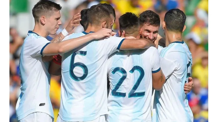 Argentina en el pasado amistoso contra Ecuador.