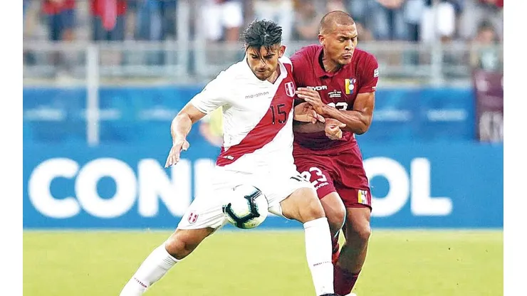 Zambrano llegó a la final de la Copa América.