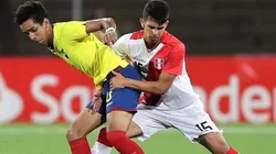Johan Mina con la Selección Ecuador Sub-17.
