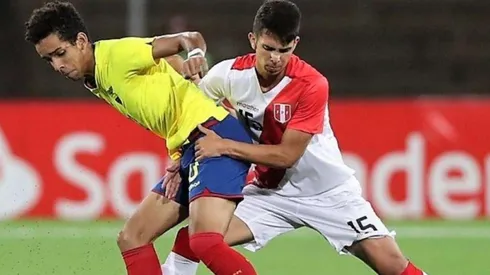 Johan Mina con la Selección Ecuador Sub-17.
