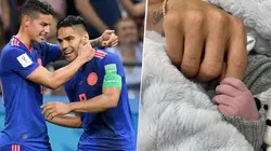 El mensaje de Falcao para James Rodríguez al enterarse del nacimiento de su hijo