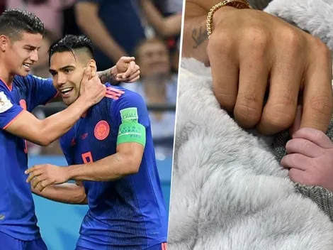 El mensaje de Falcao para James Rodríguez al enterarse del nacimiento de su hijo