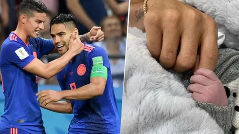 El mensaje de Falcao para James Rodríguez al enterarse del nacimiento de su hijo