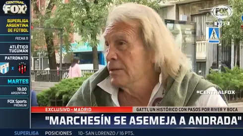 A Gatti le preguntaron por Armani y el ex-Boca lo mató