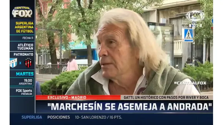 A Gatti le preguntaron por Armani y el ex-Boca lo mató
