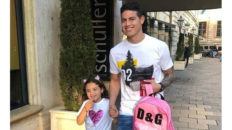 Oficial: ya sabemos el nombre del nuevo hijo de James Rodríguez