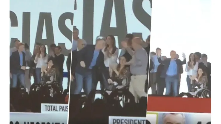 Es viral: lo que hizo Macri con su micrófono al terminar su discurso tras las elecciones