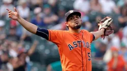 La reacción de Roberto Osuna tras ser abucheado en la Serie Mundial