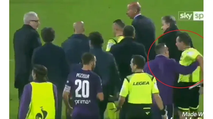 ¿Se volvió loco? Ribéry agredió a un árbitro en la Serie A y podría ser duramente sancionado