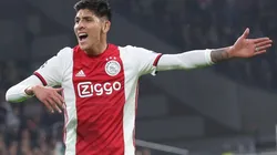 Edson Álvarez ingresó 10 minutos en la goleada de Ajax.