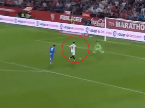 Está imparable: Ocampos volvió a convertir para el Sevilla