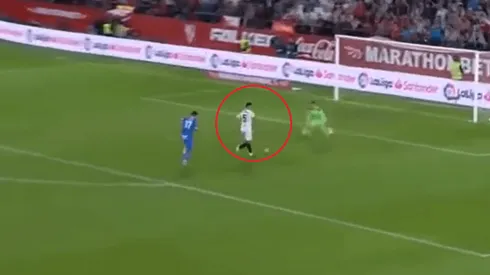 Está imparable: Ocampos volvió a convertir para el Sevilla