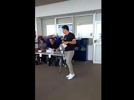 Video: el momento en el que votó Marcelo Gallardo