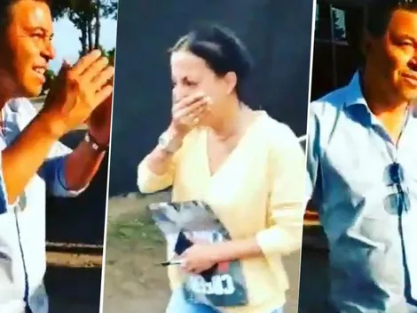 Lo vio a Gallardo, quebró en llanto y la reacción del Muñeco es todo lo que está bien