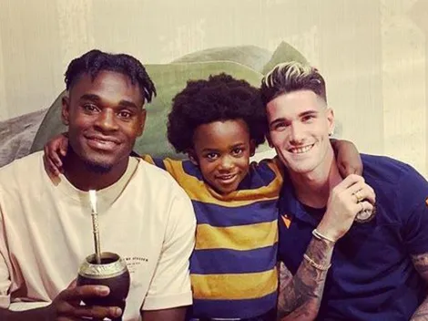 Duván Zapata pasó un sábado bien argentino con De Paul: "¡Gracias por los mates, wacho!"