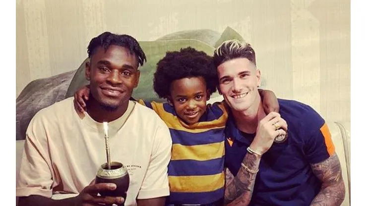 Duván Zapata pasó un sábado bien argentino con De Paul: "¡Gracias por los mates, wacho!"