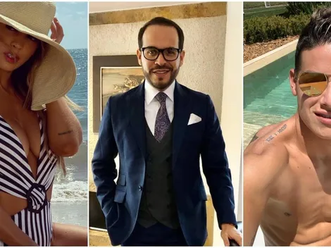 Abogado de James presumió en Instagram su cena con el '10' junto con Shannon de Lima