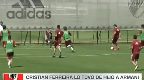 El primer golazo de Ferreira.