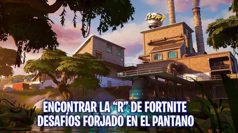 ¿Dónde está la "R" de Fortnite? Desafíos Forjado en el Sorbete