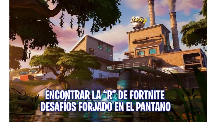 ¿Dónde está la "R" de Fortnite? Desafíos Forjado en el Sorbete