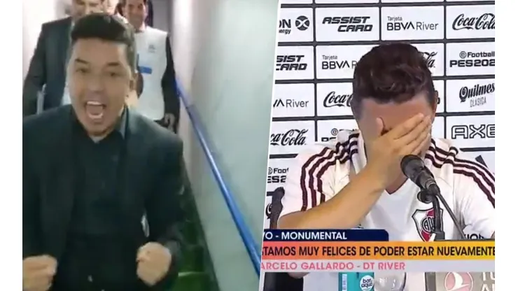 Gallardo contó que vio su video festejando post clasificación vs. Boca y le causó "muchísima vergüenza"